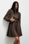Šaty Answear.LAB hnědá barva, mini