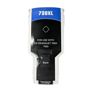Kompatibilná kazeta s HP 738 498N8A čierna (black)