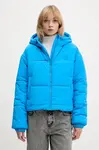 Bunda Hugo Blue Freya-1_B modrá barva, zimní, oversize, 50547675