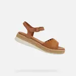 Brown women's sandals Geox Eolie - Women's