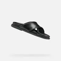 Black women's slippers Geox Adelash - Women's