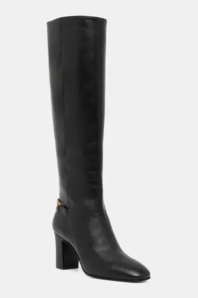 Emporio Armani  Kožené kozačky