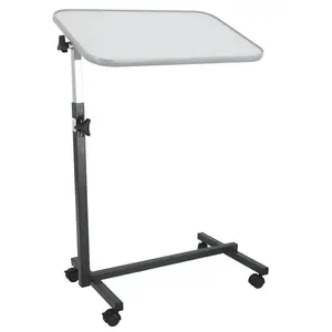 Lůžkový stolek k posteli bělosivý