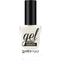 bellaoggi Gel Effect Keratin Nail Polish lak na nehty odstín Milky White 10 ml