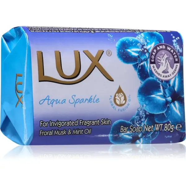 Lux Aqua Sparkle Aqua Sparle tuhé mýdlo 80 g