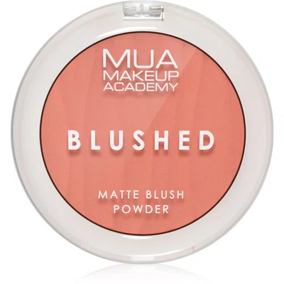 MUA Makeup Academy Blushed Powder Blusher pudrová tvářenka odstín Misty Rose 5 g