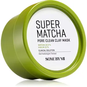 Some By Mi Super Matcha Pore Clean Clay Mask čisticí jílová pleťová maska pro stažení pórů 100 g