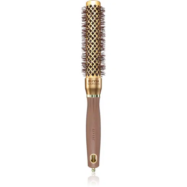 Olivia Garden Expert Blowout Speed Gold&Brown kulatý kartáč na vlasy ⌀ 25 mm 1 ks