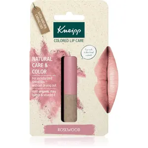 Kneipp Natural Care & Color tónovací balzám na rty odstín Rosewood 3.5 g