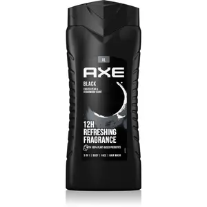 Axe Black sprchový gel na obličej, tělo a vlasy 400 ml