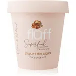 Fluff Superfood Chocolate tělový jogurt Rice Protein & Coconut Oil 180 ml