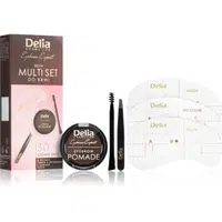 Delia Cosmetics Eyebrow Expert Zest sada na úpravu obočí odstín 3.0 Dark Brown 3 ks
