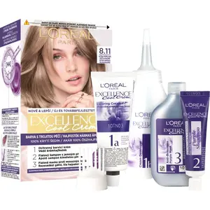L’Oréal Paris Excellence Cool Creme barva na vlasy odstín 8.11 Ultra Ash Light Blond 1 ks