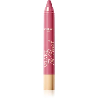 Bourjois Velvet the Pencil rtěnka v tužce s matným efektem odstín 02 Amou-Rose 1,8 g