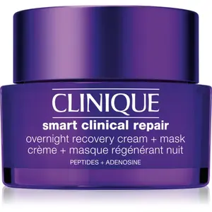 Clinique Smart Clinical™ Repair Overnight Recovery Cream + Mask noční hydratační krém a maska pro regeneraci a obnovu pleti 50 ml