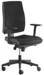 ALBA kancelářská židle JOB bez opěrky hlavy s područkami, BLACK 27