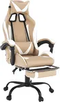 TEMPO KONDELA Herní křeslo, černá/bílá/béžová, OZGE 2 NEW