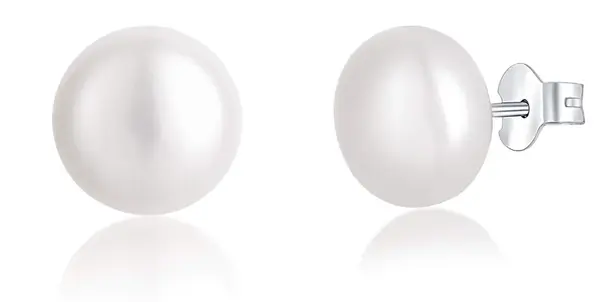 JVD Stříbrné náušnice s perlami SVLE0545XD2P1 0,9 cm