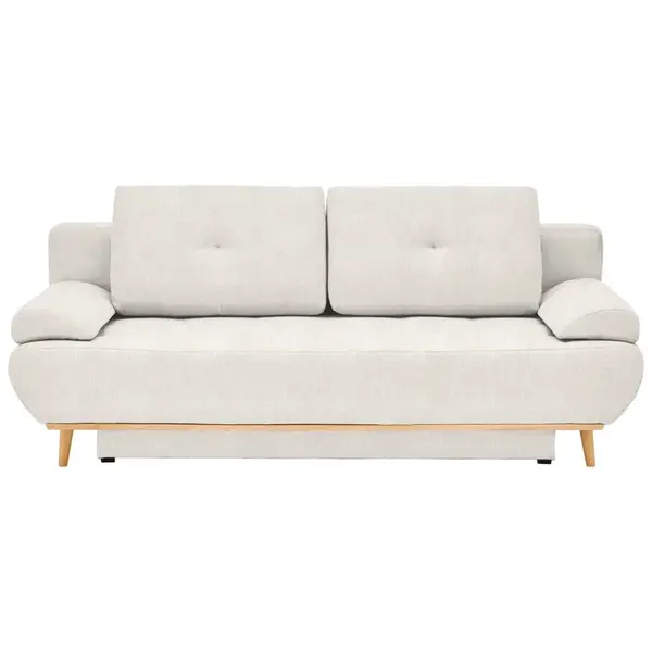 Novel ROZKLÁDACÍ POHOVKA, textil, béžová