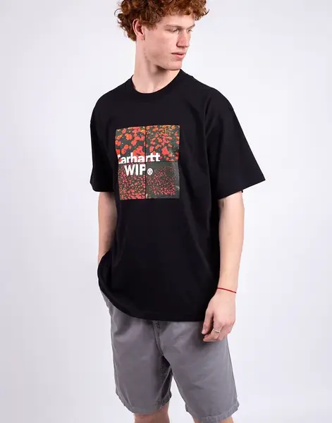Tričko Carhartt WIP S/S Valley T-Shirt Black