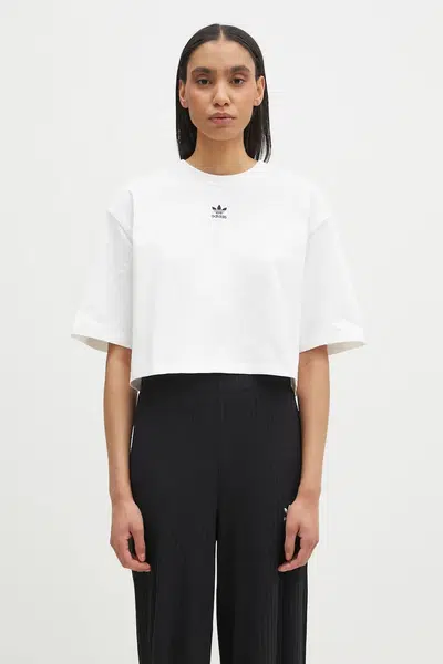 Tričko adidas Originals Essential bílá barva, JJ3385