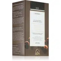 Korres Argan Oil permanentní barva na vlasy s arganovým olejem odstín 3.0 Dark Brown 50 ml