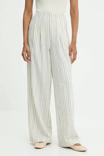 Kalhoty s lněnou směsí Answear.LAB