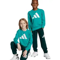 Dětská tepláková souprava adidas zelená barva, JW2436