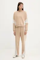 Tepláková souprava adidas Laziday dámská, béžová barva, JX0544