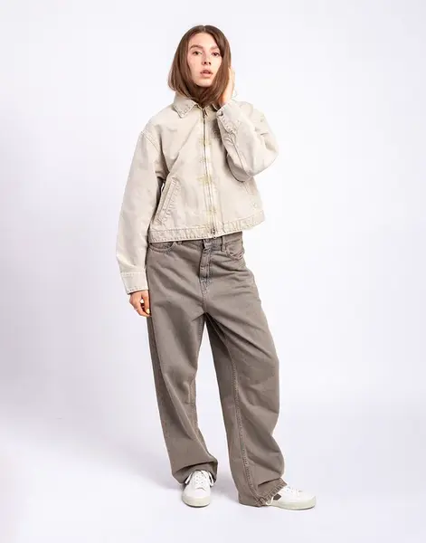 Carhartt WIP W' Emery Jacket Dusty H Brown/ Dusty H Brown chalk wash M