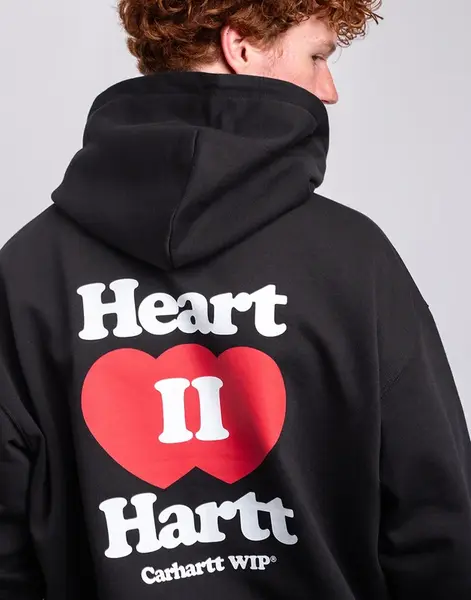 Carhartt WIP Hooded Heart II Hartt Sweat Jacket Black S