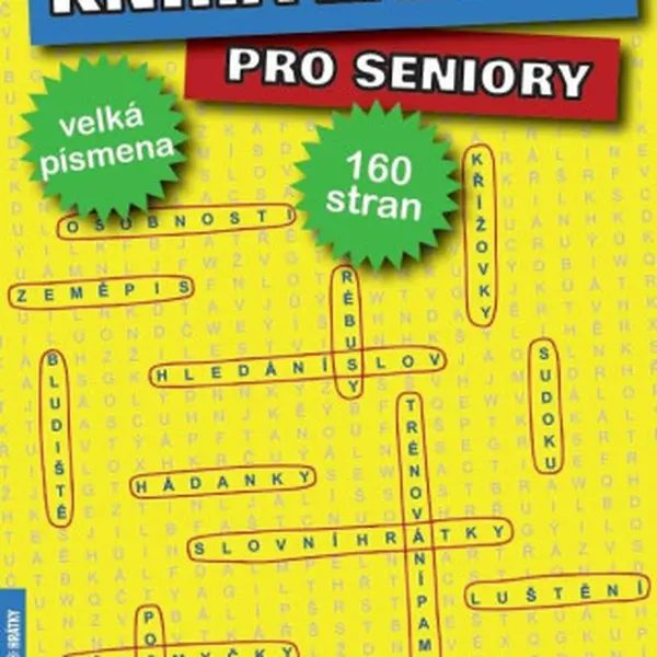 Kniha zábavy pro seniory