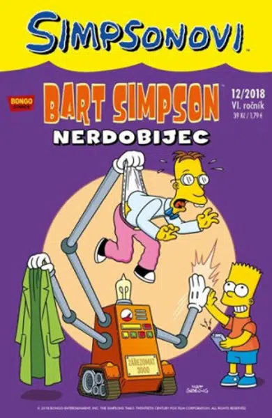 Simpsonovi - Bart Simpson 12/2018 - Nerdobijec