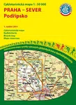 Praha sever-Podřipsko 1:50T/KČT Cykloturistická mapa