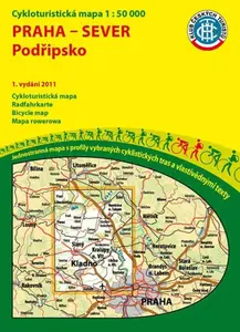 Praha sever-Podřipsko 1:50T/KČT Cykloturistická mapa