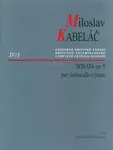 Sonáta pro violoncello a klavír op. 9 - Miloslav Kabeláč