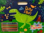Omalovánky - Dinosauři s pastelkami