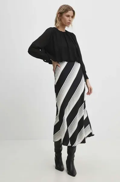 Halenka Answear.LAB dámská, černá barva, hladká