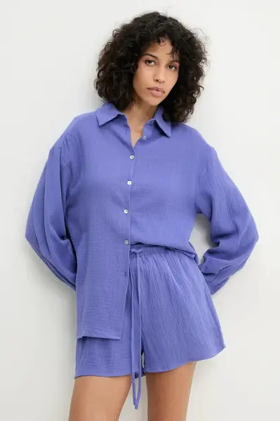 Bavlněná souprava Answear.LAB modrá barva