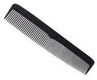Hřeben na stříhání vlasů Detail - Hair style Cutting Comb - 18 cm, černý