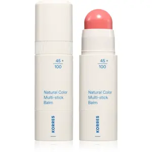 Korres Natural Color Multi-Stick Balm multifunkčné líčidlo na pery a tvár odtieň Petal Pink 4.5 g