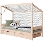 MID.YOU POSTEL S ÚLOŽNÝM PROSTOREM, 90/200 cm, přírodní barvy