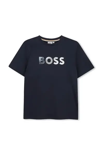 Dětské bavlněné tričko BOSS