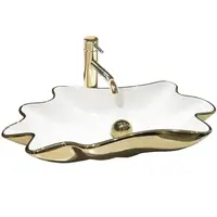 Umyvadlo na desku Infinity Gold/White 07RU+REA-U3400