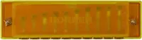 Hohner Translucent Harp C, yellow, hardcase