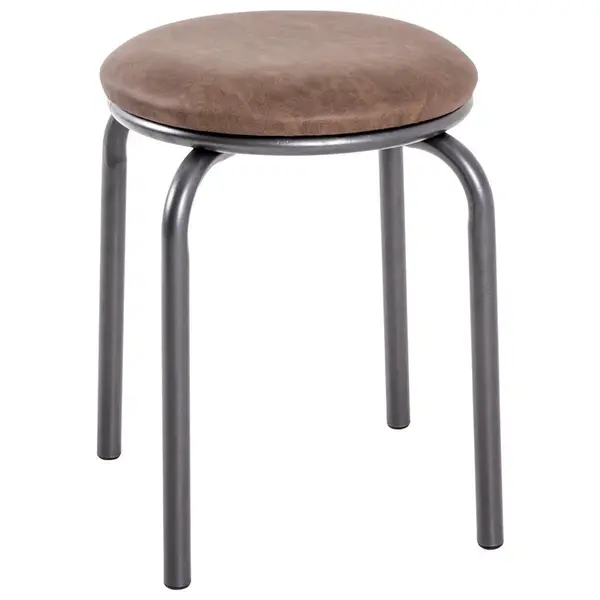 STOHOVATELNÁ STOLIČKA, kov, textil, 46/45/46 cm