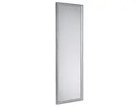 Nástěnné zrcadlo Loreley 35x125 cm, dřevěný stříbrný rám