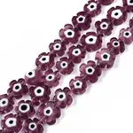 Handmade Evil Eye Lampwork Beads Strands