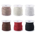 6 Rolls 6 Colors Polyester Cord