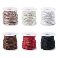 6 Rolls 6 Colors Polyester Cord